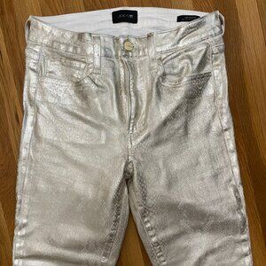 Joe’s jeans "Charlie" High Rise Skinny Ankle Boa Gold Foil Sz 26 New jeans
